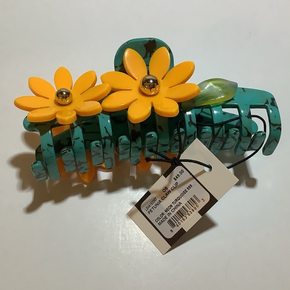 Lele Sadoughi Petunia Hair Claw Clip New - Picture 3 of 4